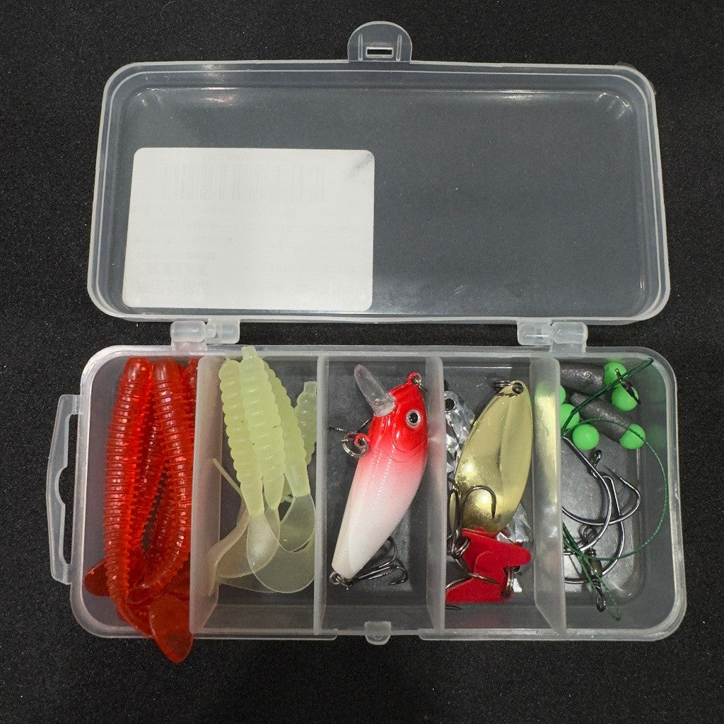 SeaHunter 26PCS Lure Set: Multi-Angle Reflective Casting Baits for All Waters - 1 Box