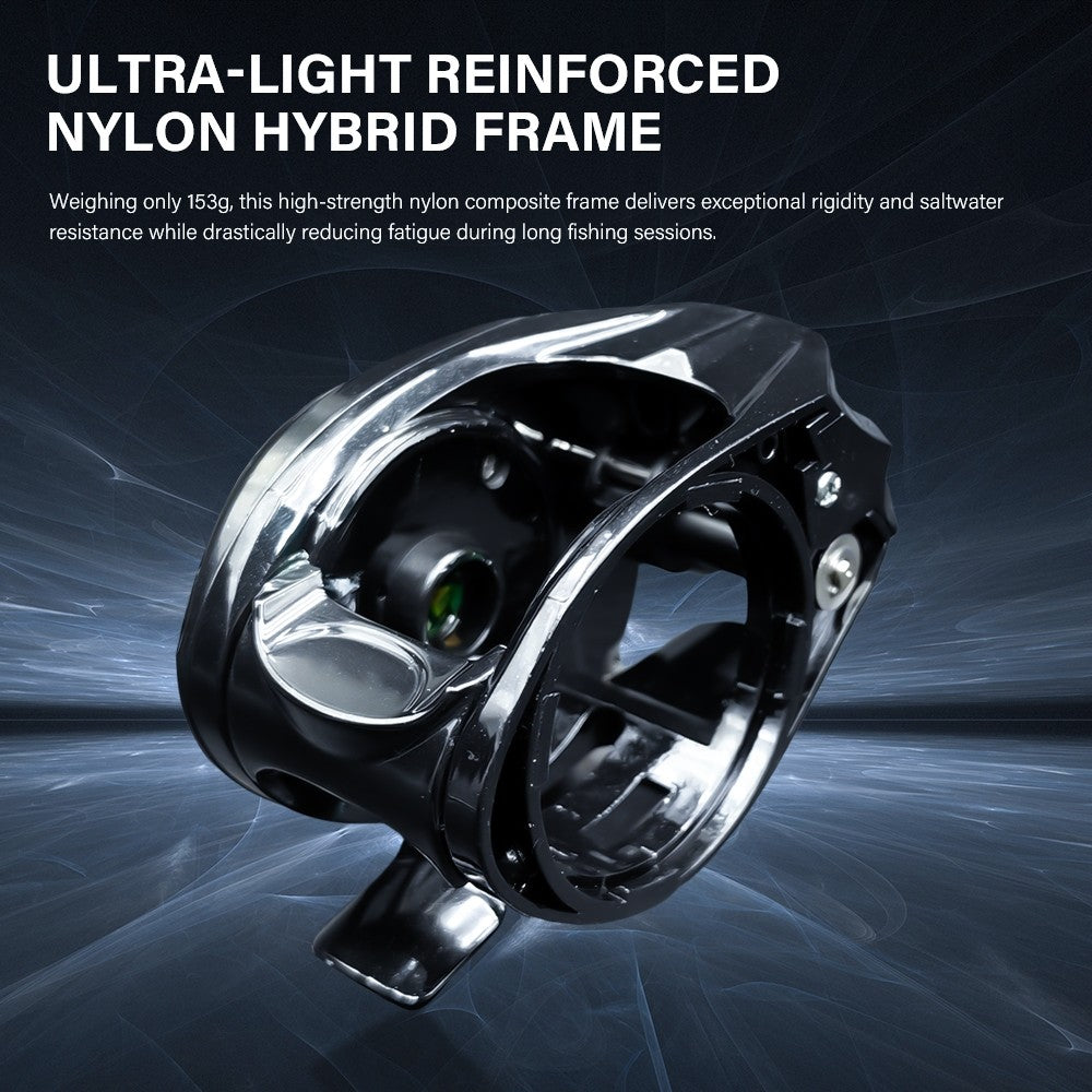 SeaHunter Blue Shark DC Reel Anti-Backlash 153g Ultralight 7.0:1 Gear Ratio 1PC
