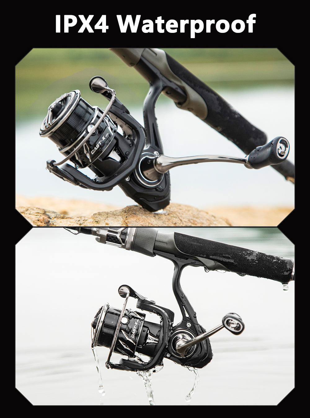 SeaHunter Cast-K Ultralight 145g Carbon Spinning Reel 6kg Drag 7+1BB 1PC