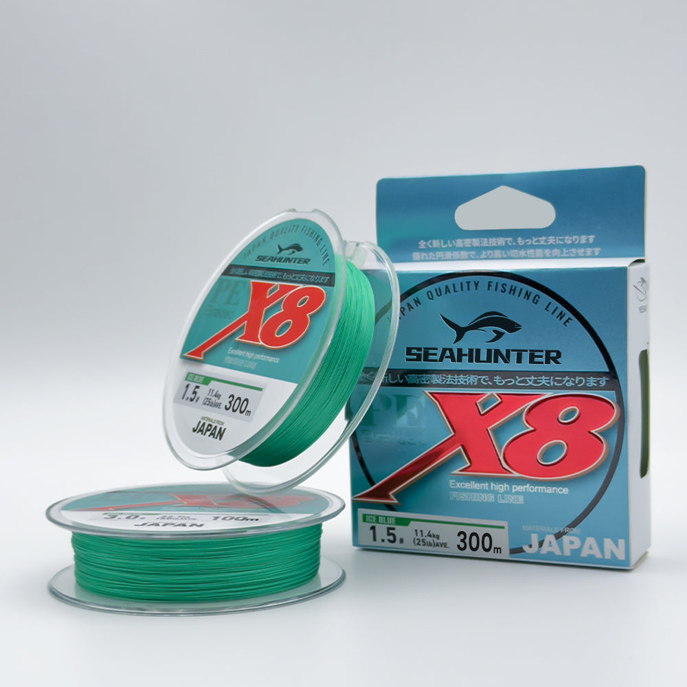 SeaHunter Blue Shark PE X8 Japanese Braided Fishing Line  Smooth Long Cast 1PC