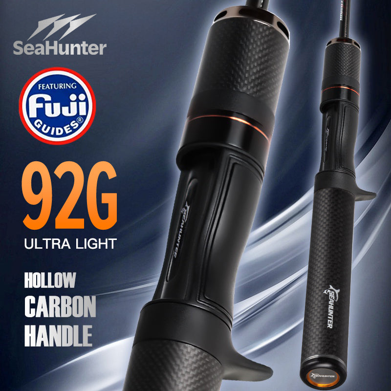 SeaHunter Black Arrow PRO FUJI Guide UL Carbon BFS Fishing Rod Ultralight 92g Micro Casting 1PC