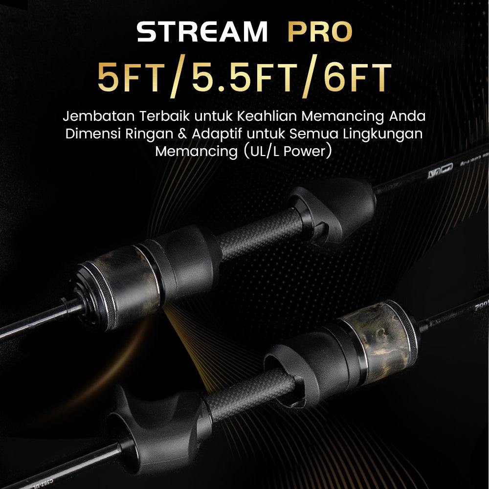 SeaHunter Stream Pro BFS Fishing Rod Fuji Guide Rings Ultralight 1.57m 1.68m Spinning Casting Rod 1PC