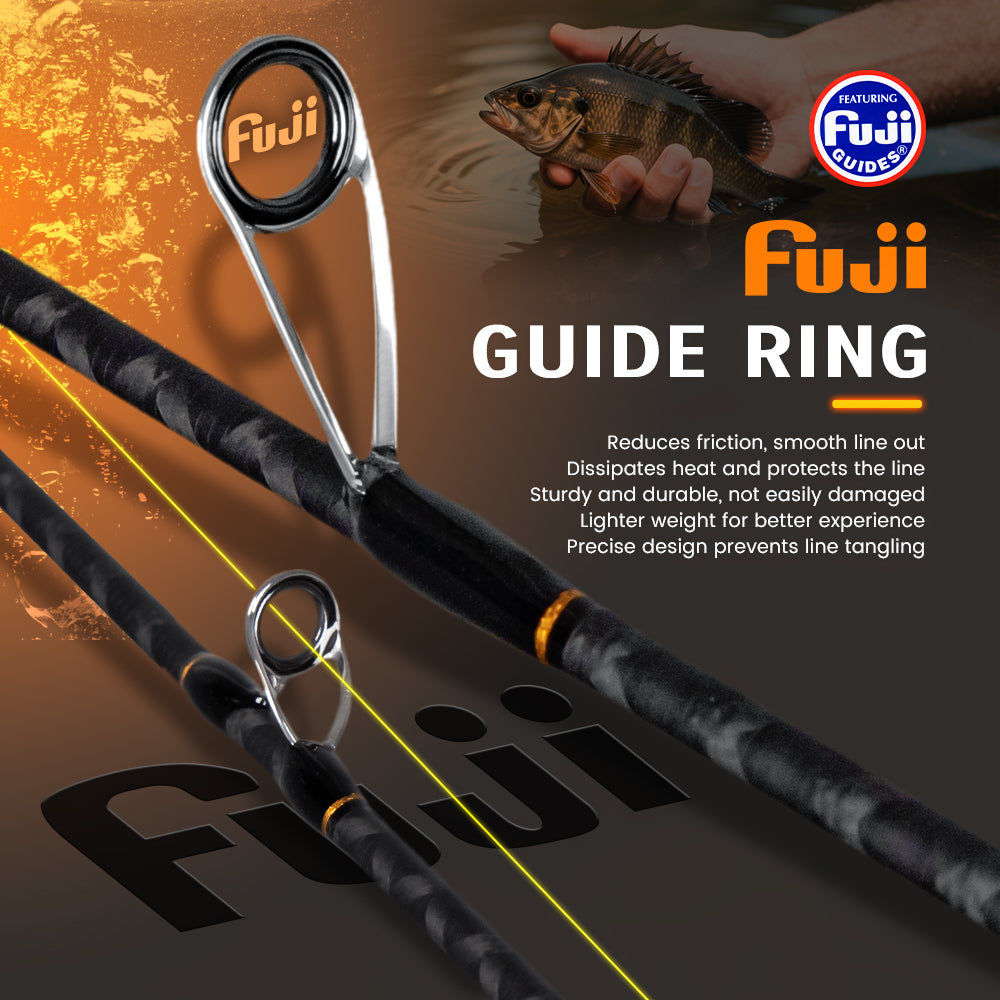 SeaHunter Black Arrow PRO FUJI Guide UL Carbon BFS Fishing Rod Ultralight 92g Micro Casting 1PC