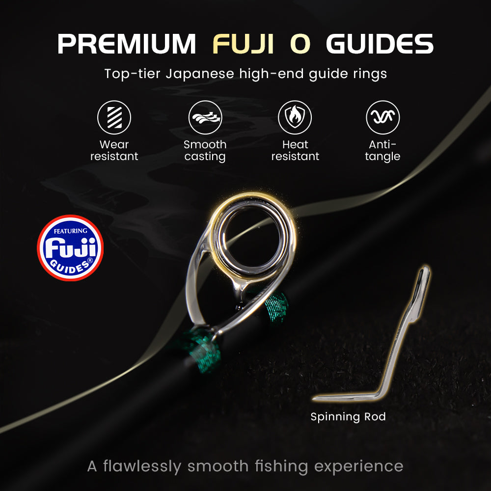 SeaHunter Stream Pro BFS Fishing Rod Fuji Guide Rings Ultralight 1.57m 1.68m Spinning Casting Rod 1PC