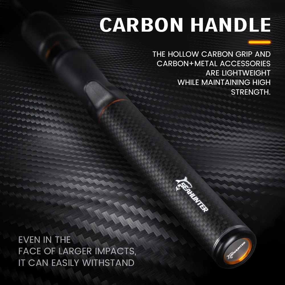 SeaHunter Black Arrow PRO FUJI Guide UL Carbon BFS Fishing Rod Ultralight 92g Micro Casting 1PC