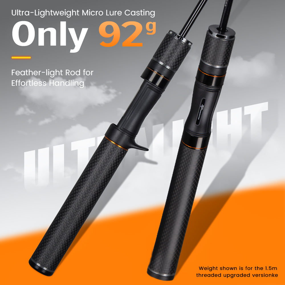 SeaHunter Black Arrow PRO FUJI Guide UL Carbon BFS Fishing Rod Ultralight 92g Micro Casting 1PC