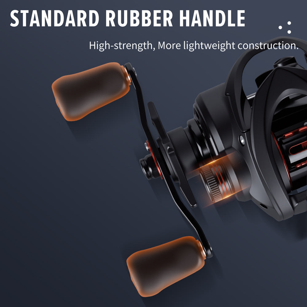 SeaHunter Black Arrow BC Reel 7.2:1 Gear Ratio 155g Ultralight 20-Level Magnetic Brake 1PC