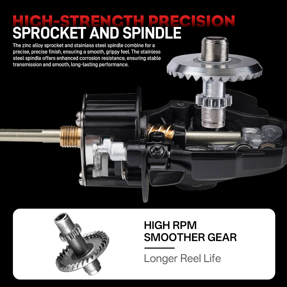 SeaHunter Tinghe Pro Spinning Reel 15kg Drag Carbon Fiber Power Handle Saltwater Freshwater Fishing Reel 1PC