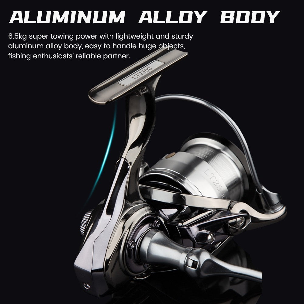 [OFFICIAL] Versi Tingkat Lanjut SeaHunter EXIST MAX Power Handle Spinning Fishing Reel Pancing, 12+1BB, Gear Ratio 6:3:1, Max Drag 10-18kg,SW Saltwater ALL Metal Aluminum Alloy, High-Quality Spinning Fishing Reel Air Laut, Tawar