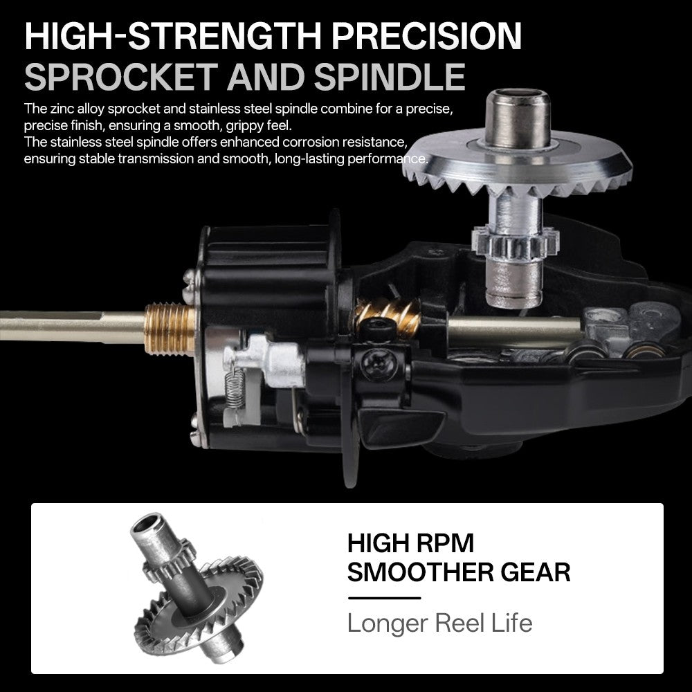 SeaHunter Tinghe Pro Spinning Reel 15kg Drag Carbon Fiber Power Handle Saltwater Freshwater Fishing Reel 1PC