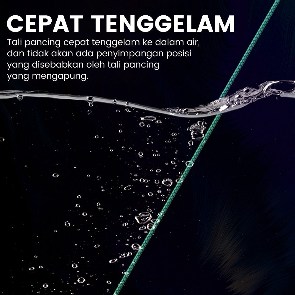 [OFFICIAL] SeaHunter Blue Shark 150M Pe X8 Senar Pancing, Garis biru tahan warna Jepang, Kekuatan tarik yang kuat, tidak mudah putus