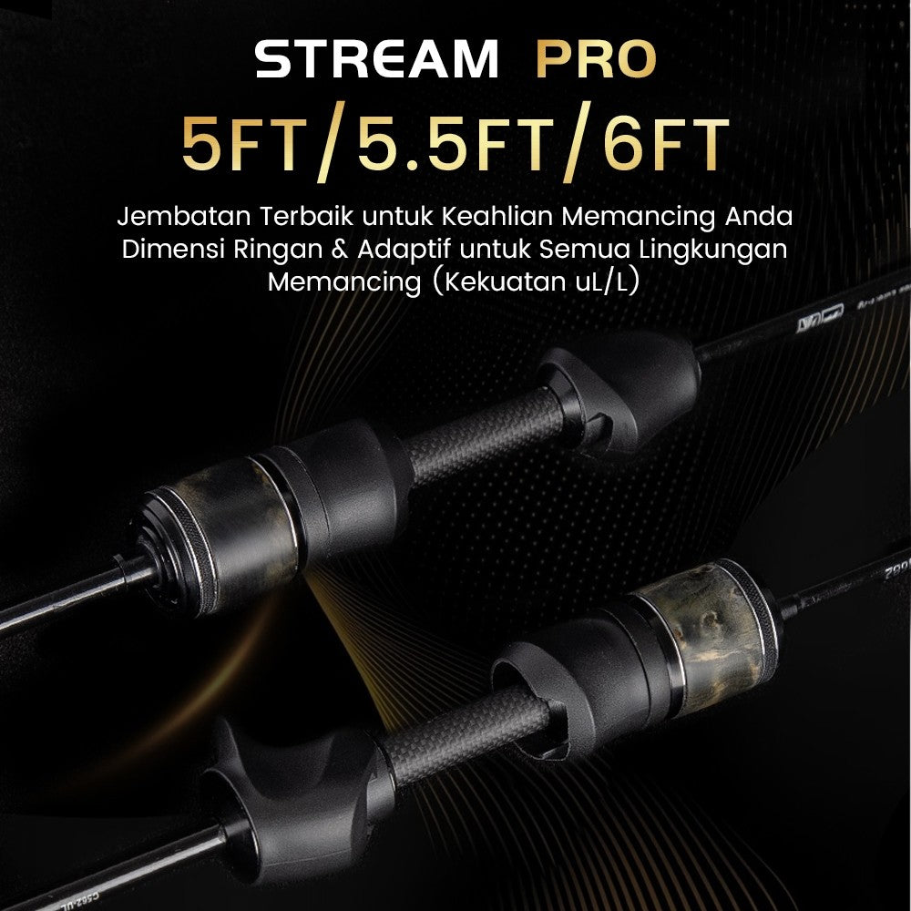 SeaHunter Stream Pro BFS Fishing Rod Fuji Guide Rings Ultralight 1.57m 1.68m Spinning Casting Rod 1PC