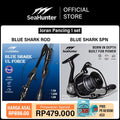 [OFFICIAL] SeaHunter Blue Shark Joran Pancing 1 SET= Blue Shark Spinning Joran UL Power Rod+Blue Shark Power Handle Spinning Reel Pancing + 100M PE X8 Senar Fishing Line