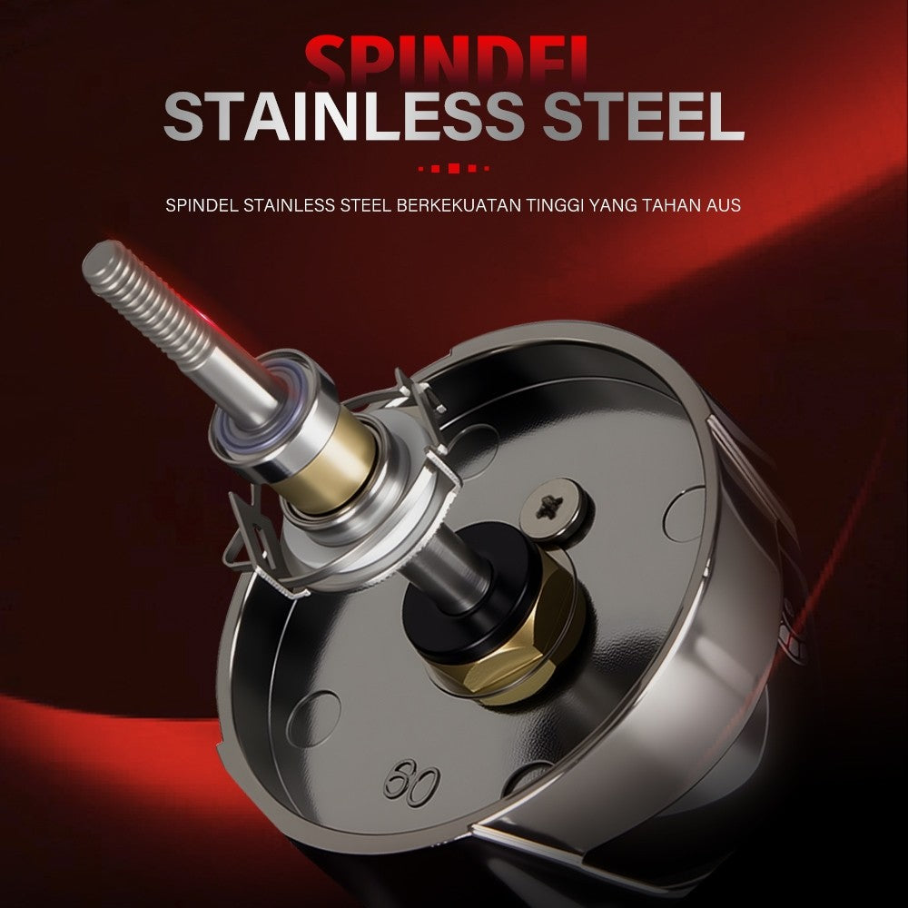 [OFFICIAL] SeaHunter Blade X Reel Pnacing Power Hnadle All Metal Spinning Fishing Reel 7+1 BB 5.1:1/4.7:1 Gear Ratio 3000-8000 Series 10KG Max Drag, Aluminum Alloy Bodyand Grip Saltwater Fishing Whee