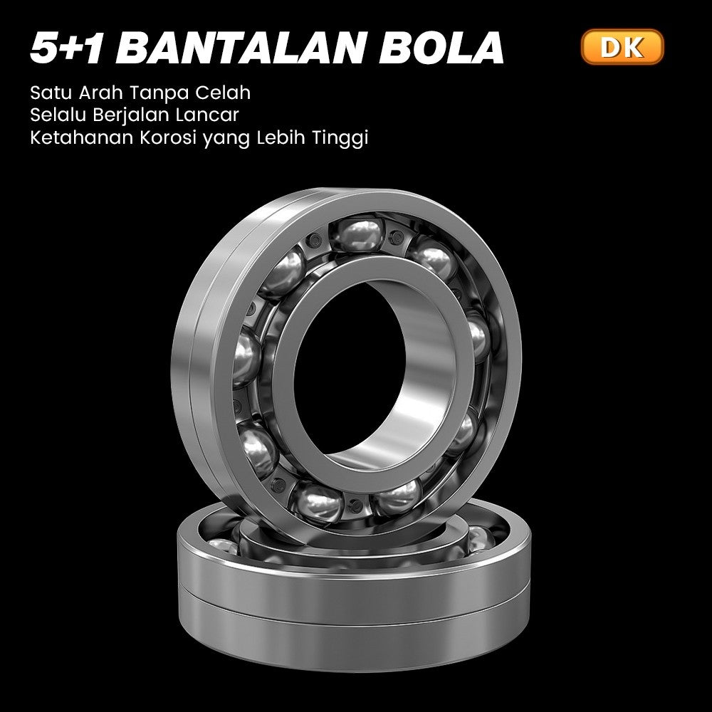 [OFFICIAL] Reel Pancing SeaHunter  Dark Knight Reel Spinning DK 1000-7000 Saltwater Reel One Way Full Besi Laut Semua Logam Memutar Gulungan Pancing 5+1 BB 5.2:1 Rasio Gigi Tarikan Maksimal 15Kg Reel Spinning Reel Pancing Putar