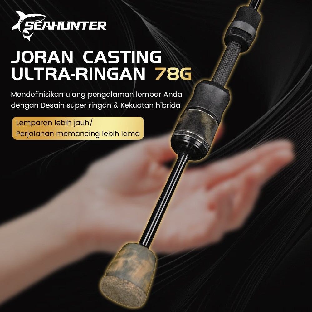 SeaHunter Stream Pro BFS Fishing Rod Fuji Guide Rings Ultralight 1.57m 1.68m Spinning Casting Rod 1PC
