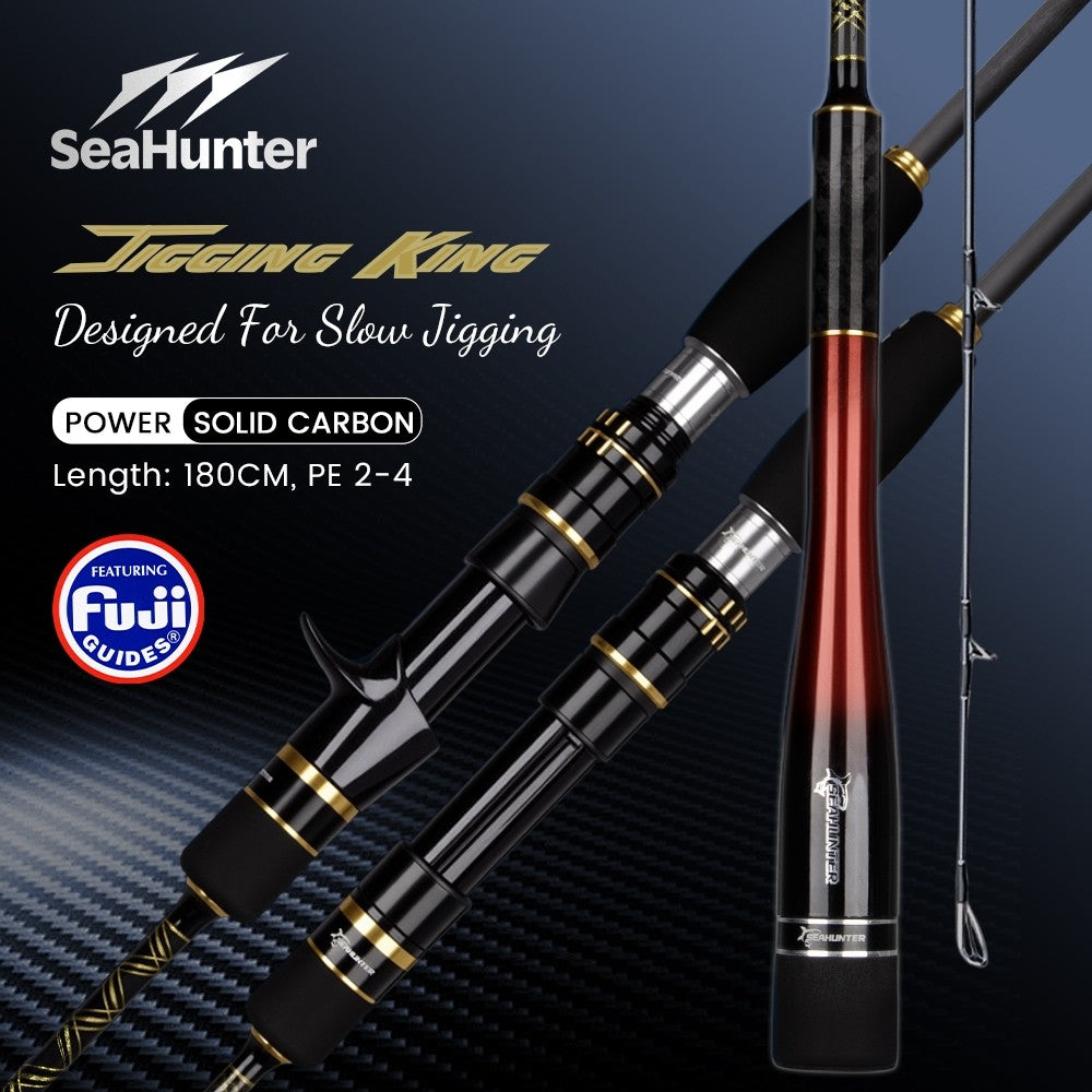 [OFFICIAL] SeaHunter Blade X Saltwater Power Handle Reel + Jigging Spinning Joran Pancing Fishing Rod = 1 SET