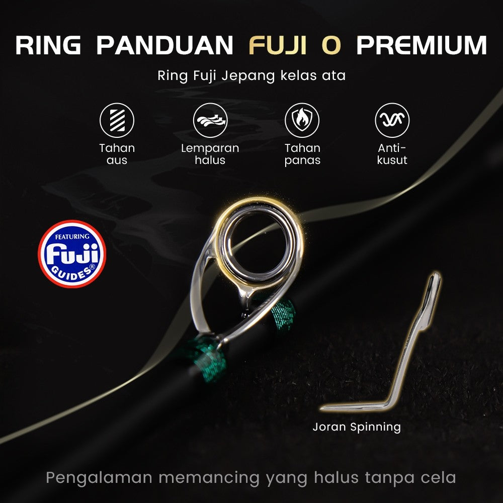SeaHunter Stream Pro BFS Fishing Rod Fuji Guide Rings Ultralight 1.57m 1.68m Spinning Casting Rod 1PC