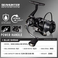 [OFFICIAL] SeaHunter Blue Shark Reel Pancing Power Handle Spinning reel,BB 4+1 Bearings, 5.2:1 Gear Ratio, Max 8KG Drag,Kumparan Dangkal Aluminium,Freshwater/Saltwater Fishing