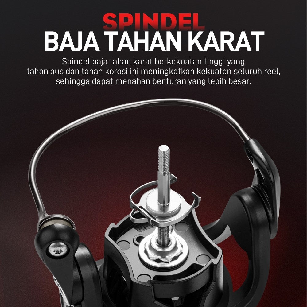 SeaHunter Cast King Power Handle Reel 145g Carbon 3-Zone Waterproof Spinning Reel 1PC